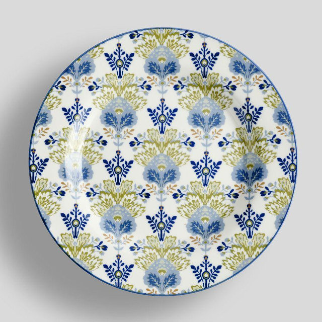 Kravet Blossom Salad Plates, Set of 4 - Azure