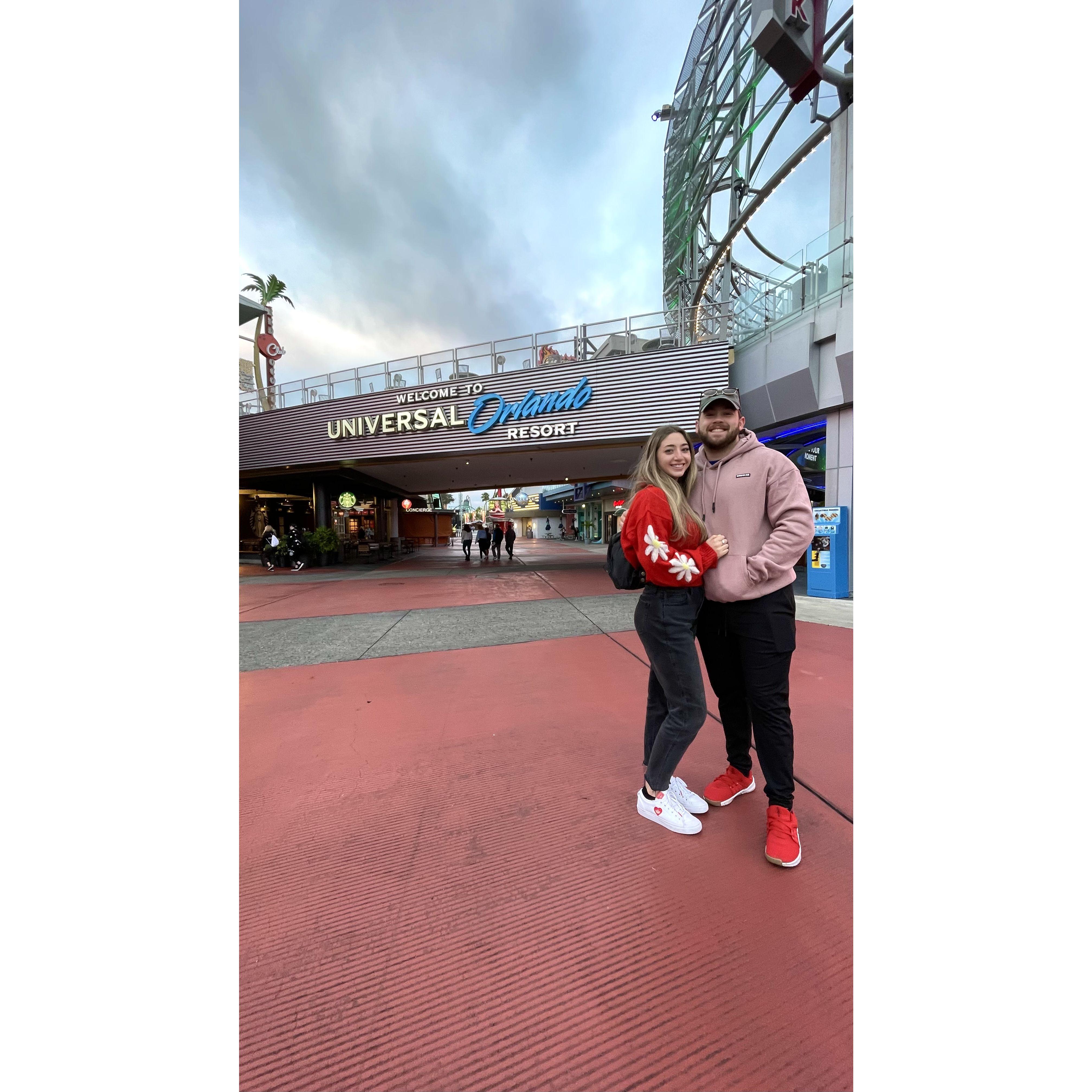 Universal Studios- January 2022