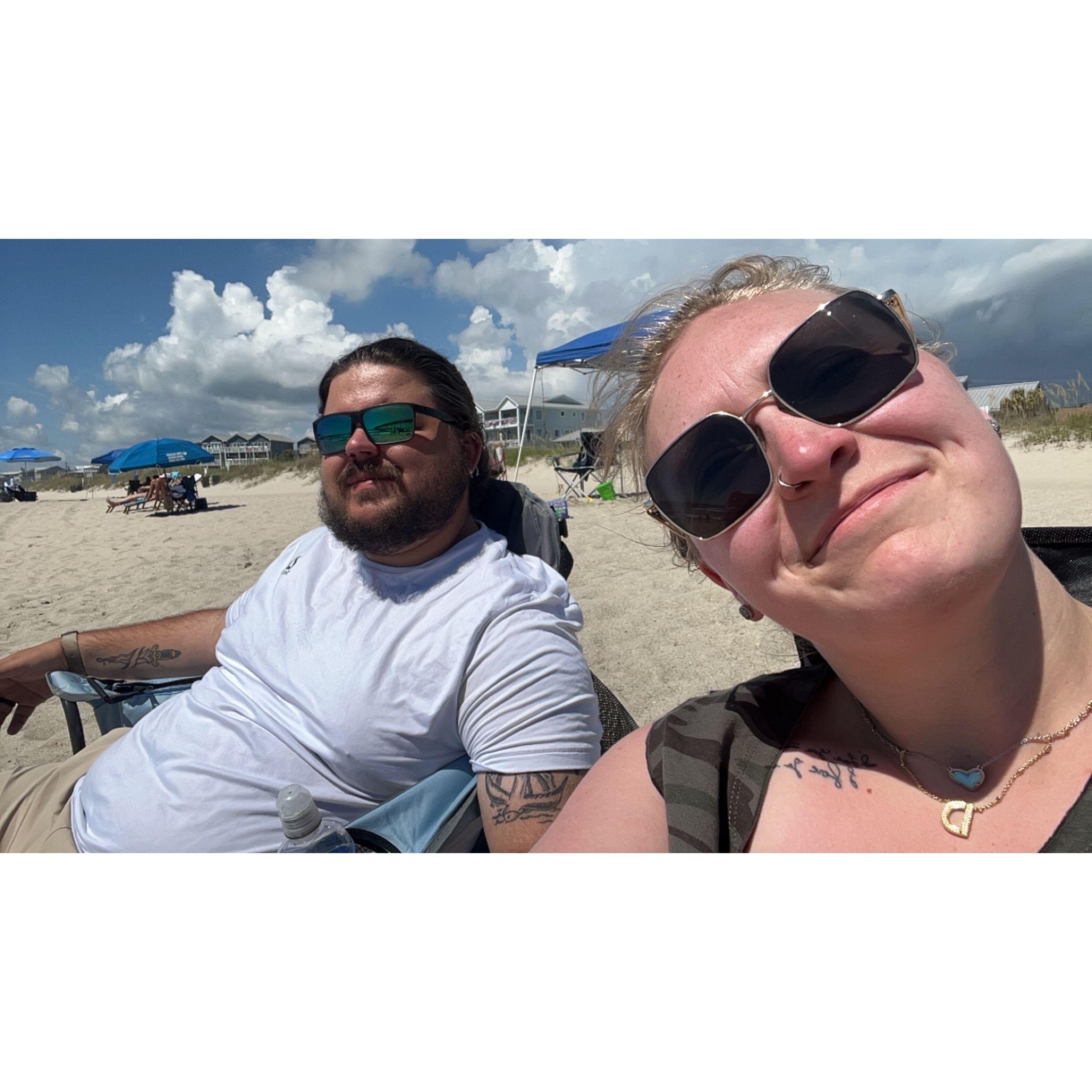 Beach trip (where I came back way to sunburnt)