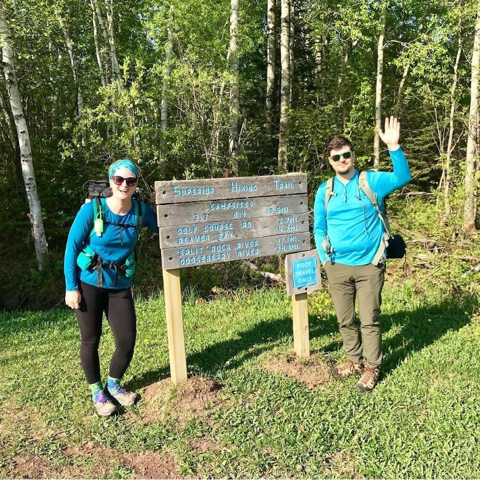 The good ol Superior Hiking Trail - easily our favorite backpacking, hiking, and trail running (for Casey!) spot in Minnesota!