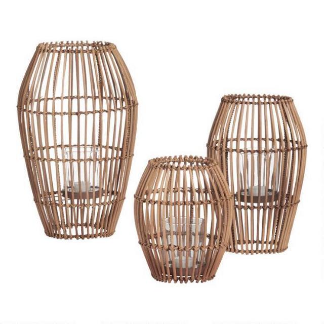 Natural Rattan Bulb Lantern