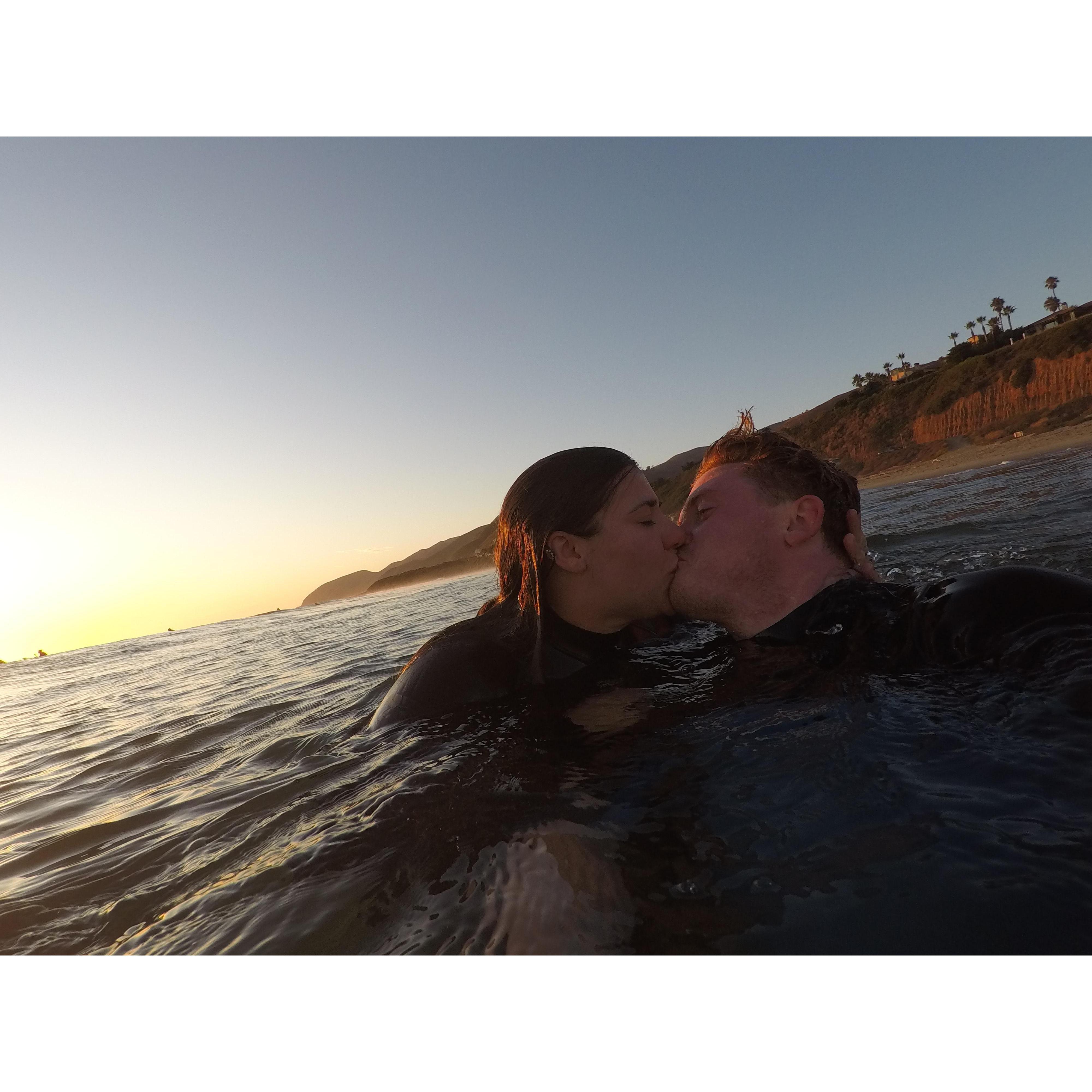 We both love the ocean and bodies of water!