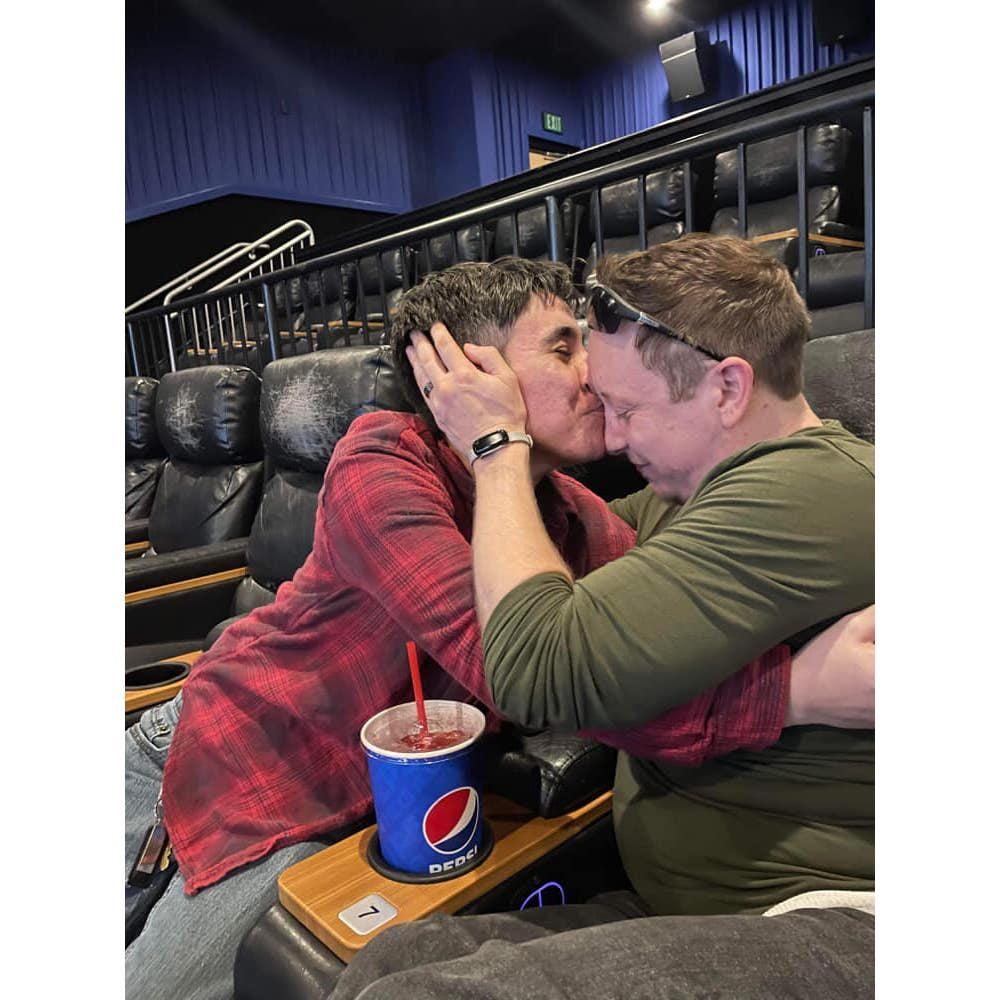 Jon proposed during the opening of Back to Downton Abbey