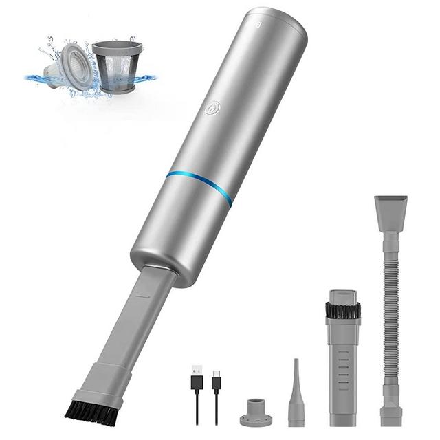 Brigii 3-in-1 Handheld Vacuum Cleaner, Cordless Car Vacuum with Powerful Suction, Hand Vacuum & Air Duster & Hand Pump, Mini Vacuum for Crevices, Keyboard Cleaner-M2(2022ver)