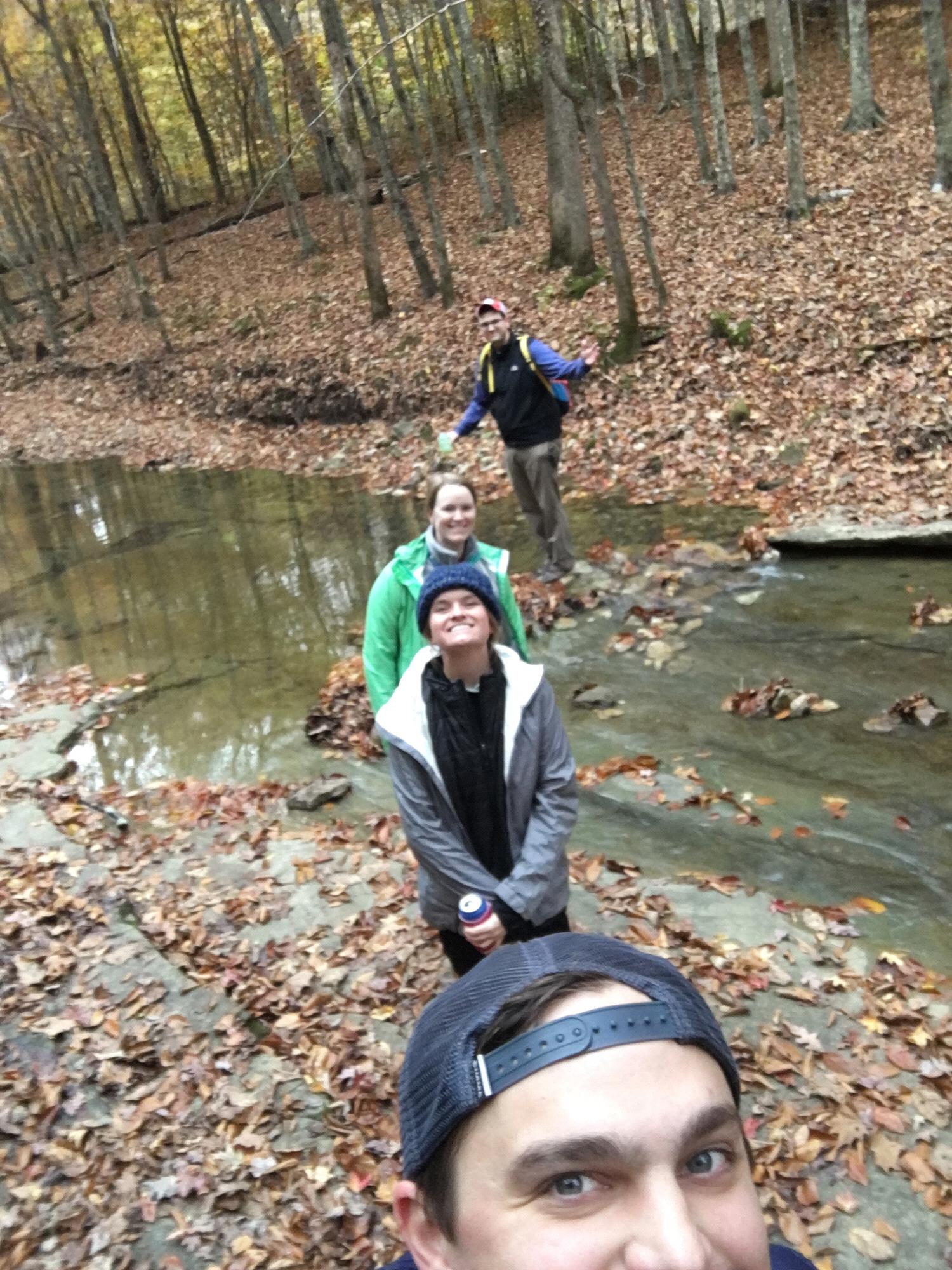 Camping at the Buffalo River in Arkansas with friends