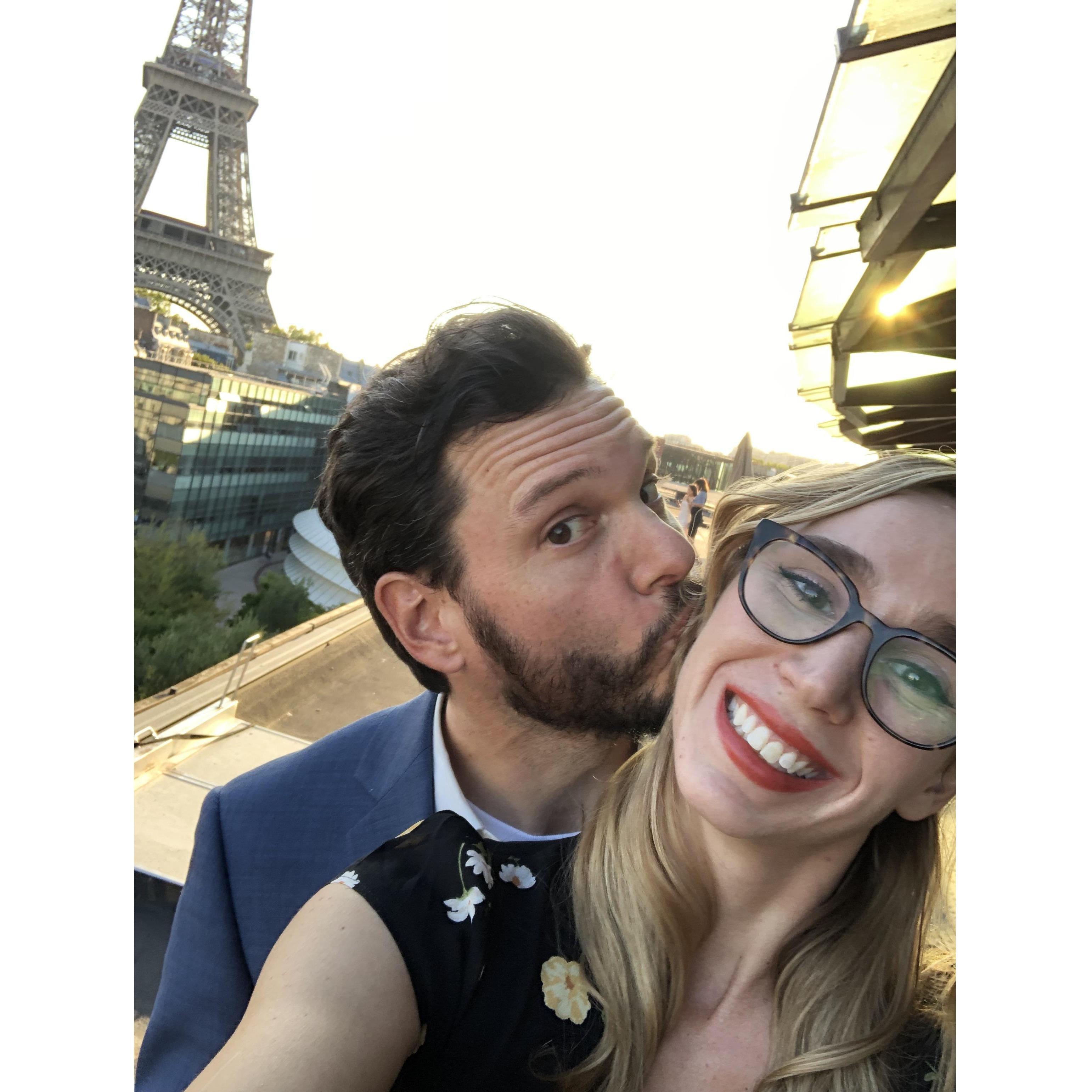 Eiffel tower in 2019