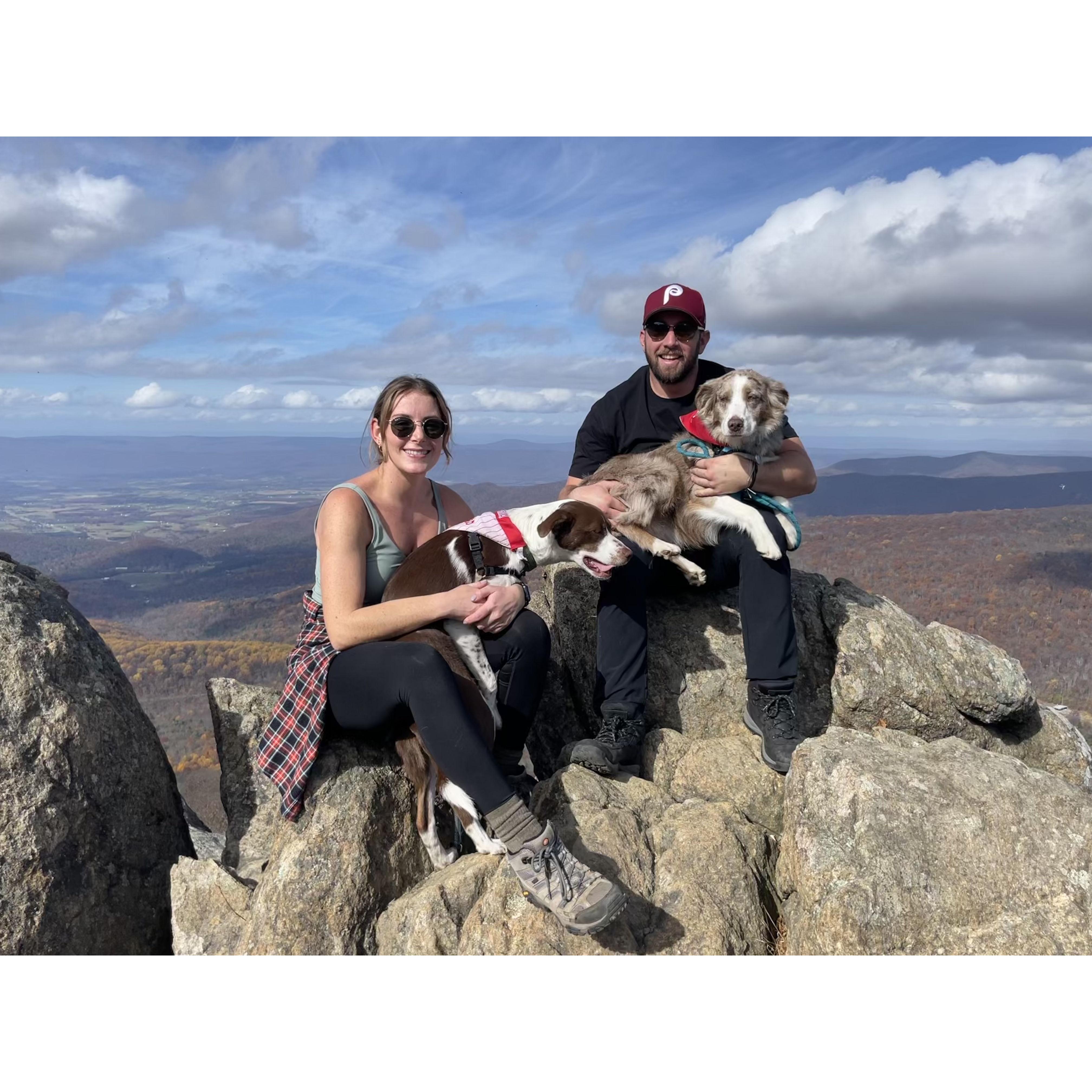 Millennials bring their "kids" to a National Park! Shenandoah in October 2022.