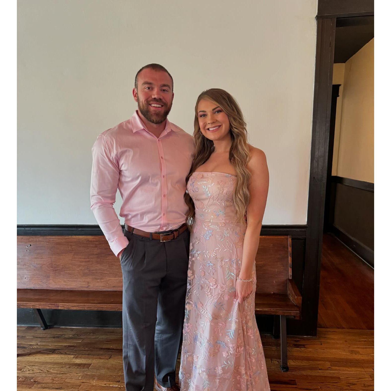 We sure make a good looking wedding date for one another ;)