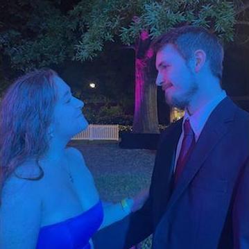Us at Meredith College's "Spring Formal" in 2022.