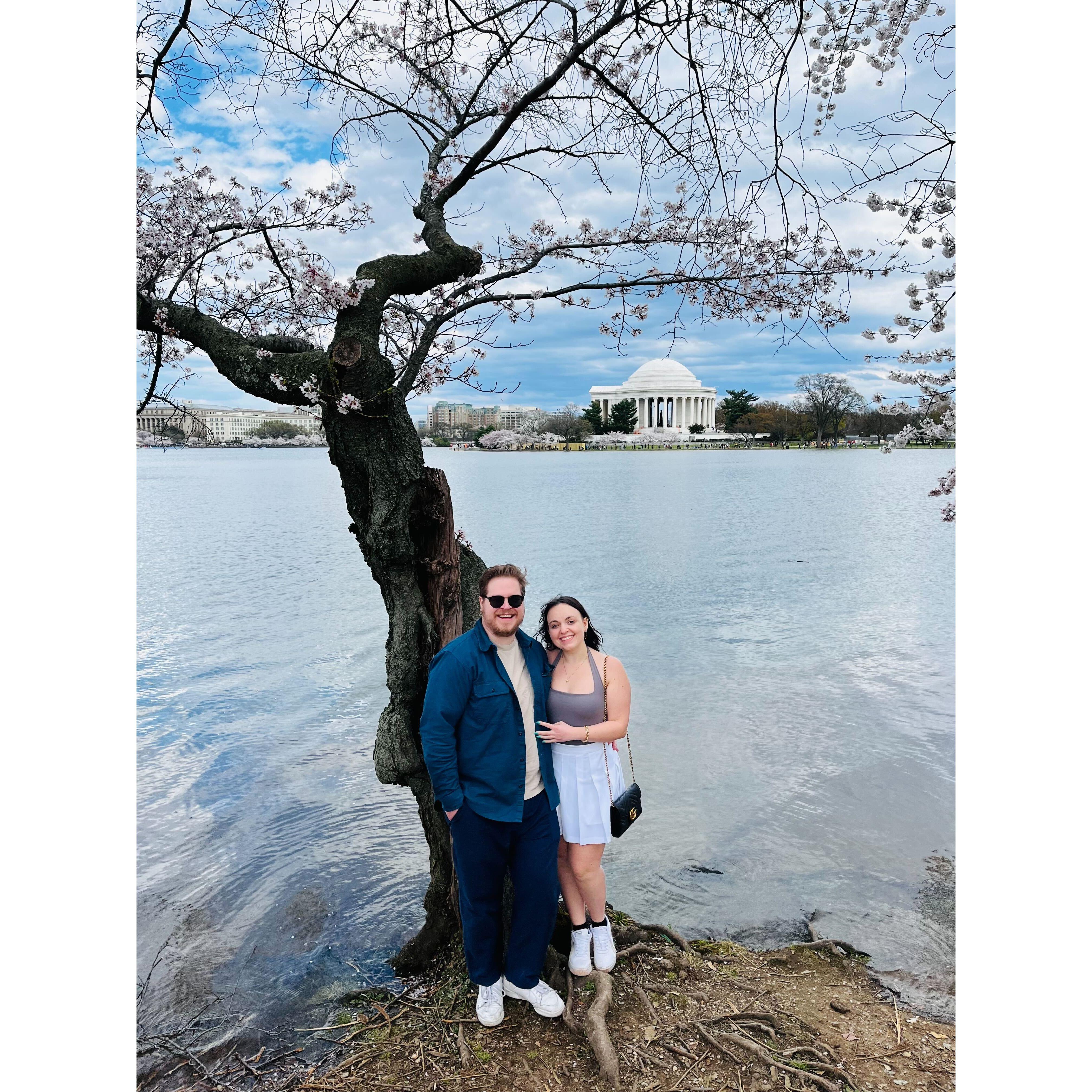 Randall visited Anita's family in DC before they moved to Edmonds, WA!