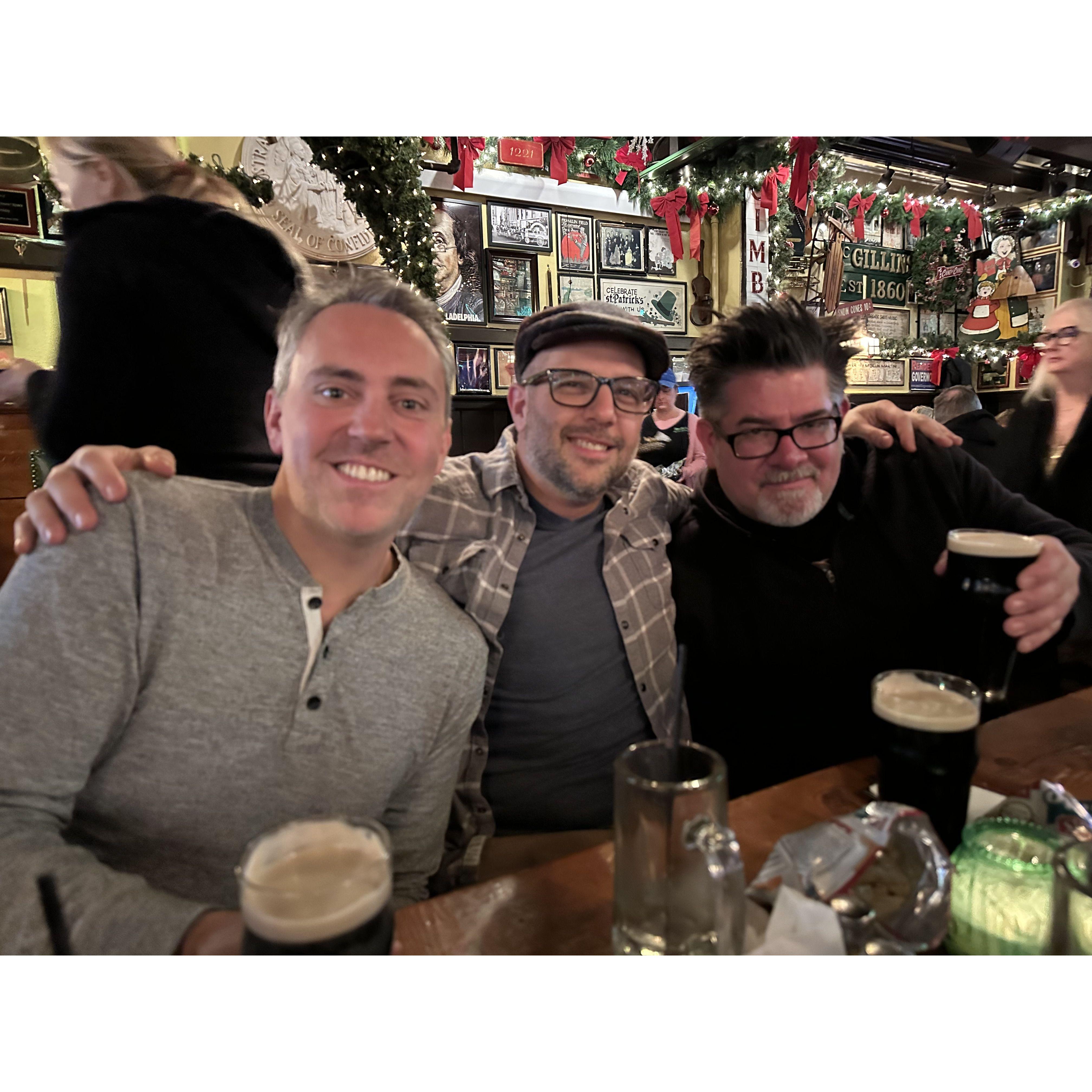 Bobby, Joe, and Dave, McGillian's, December 2023