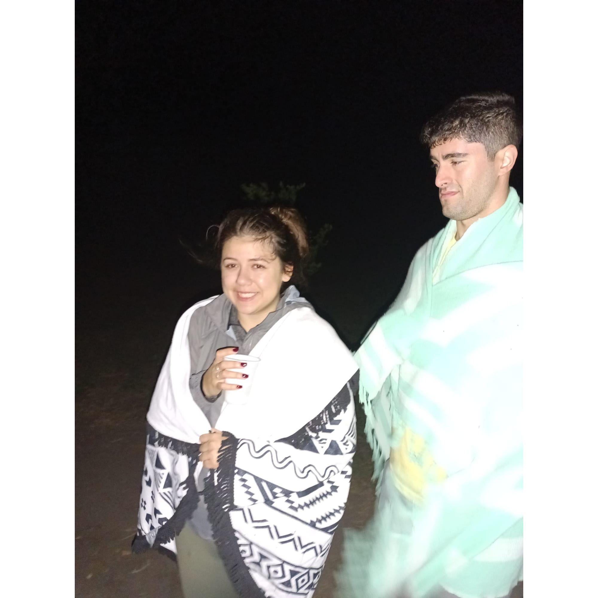 Freezing at the top of a volcano in Nicaragua!