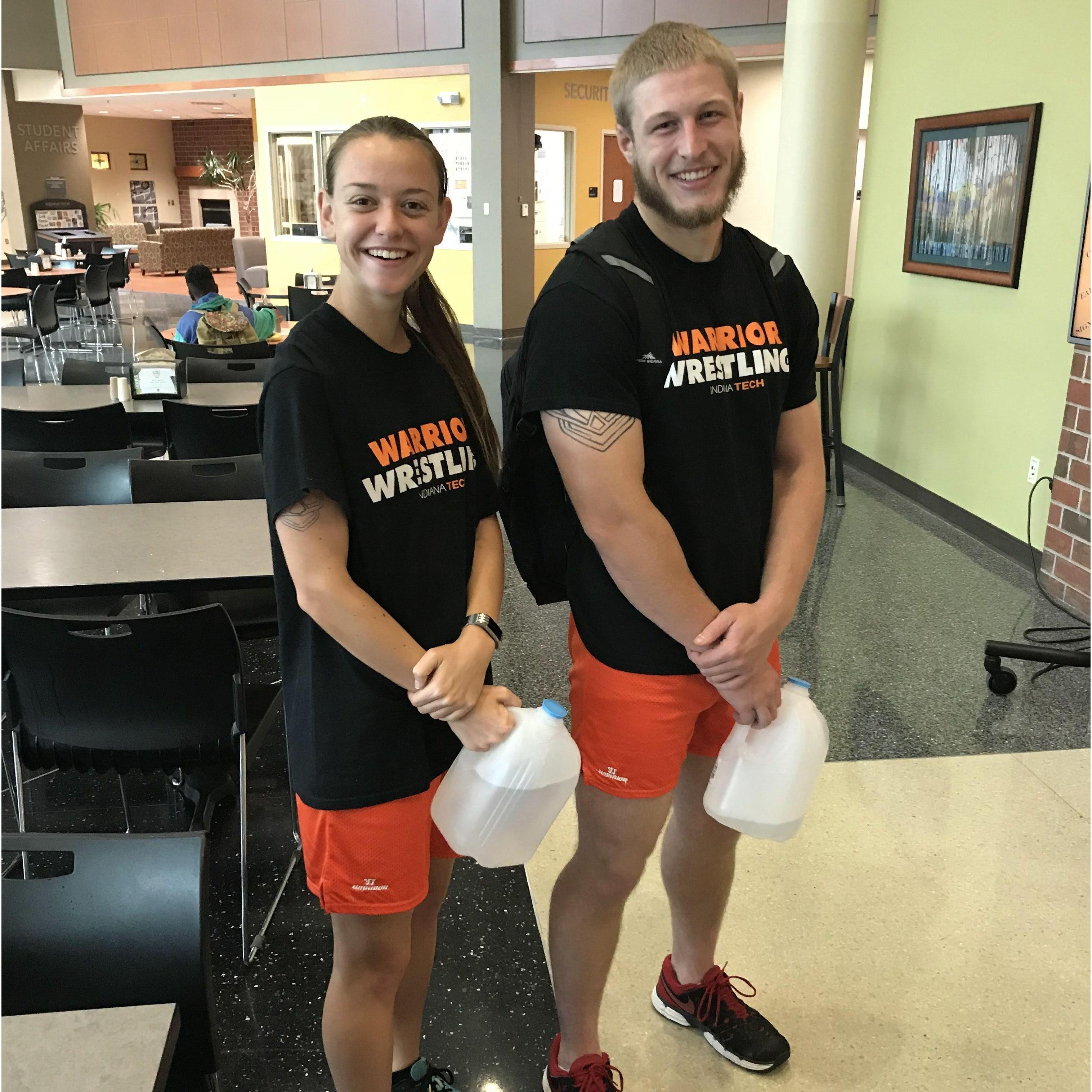 We matched too many times, when twin day came around it was a perfect opportunity
