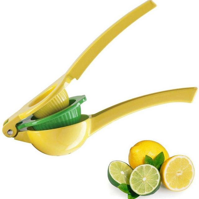 Top Rated Zulay Premium Quality Metal Lemon Lime Squeezer - Manual Citrus Press Juicer