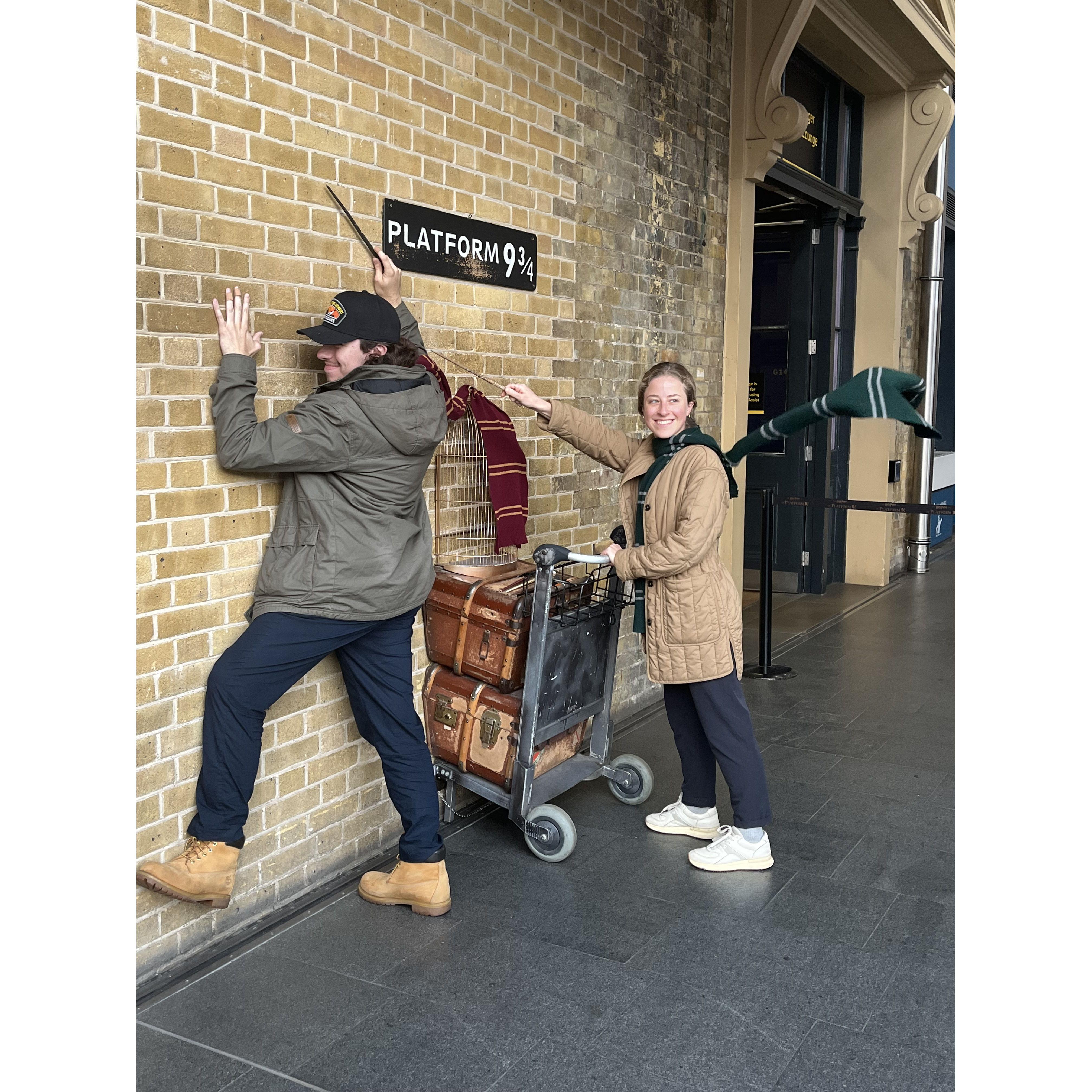 Platform 9 3/4, King's Cross Station, London, 2022