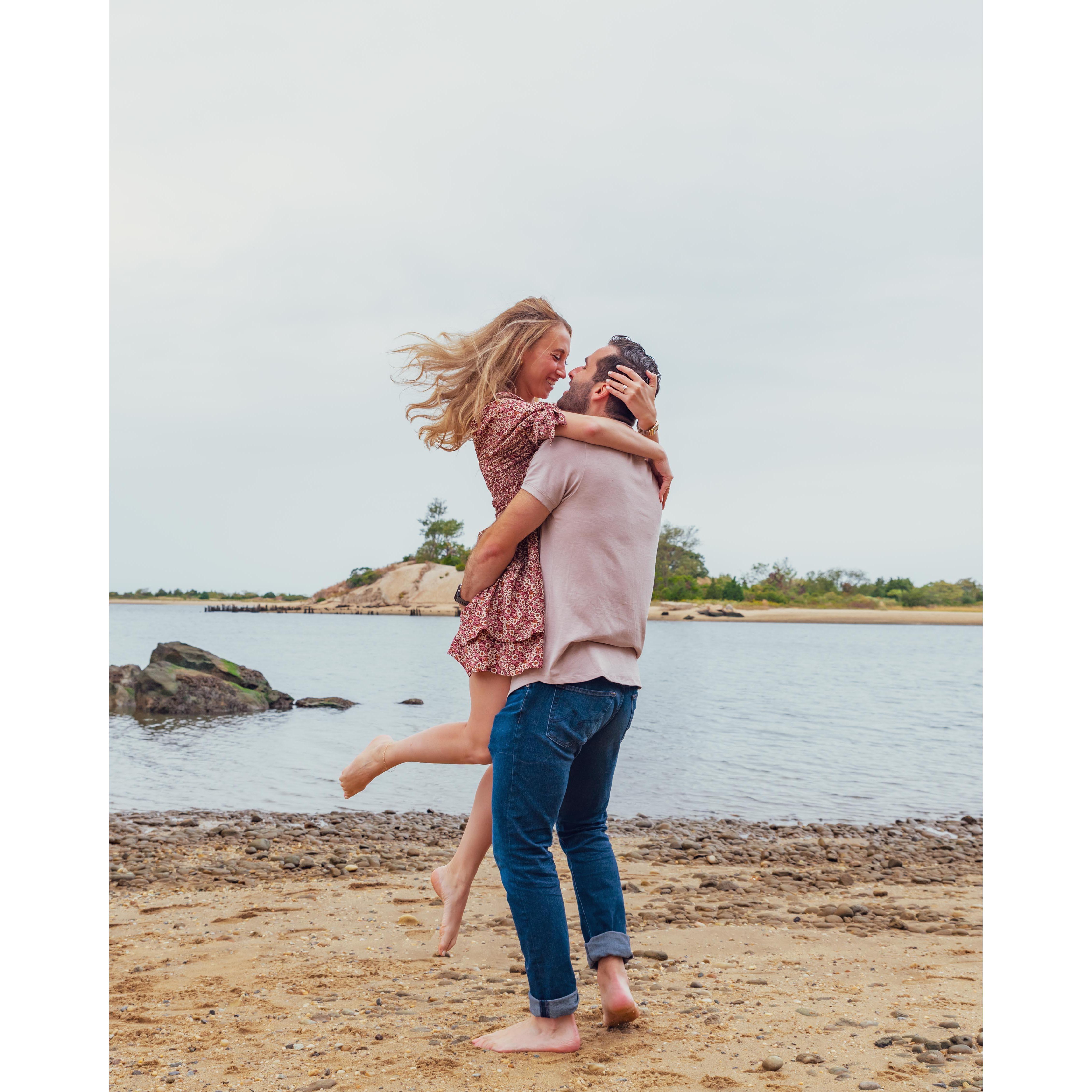 We were beyond excited to get engaged!