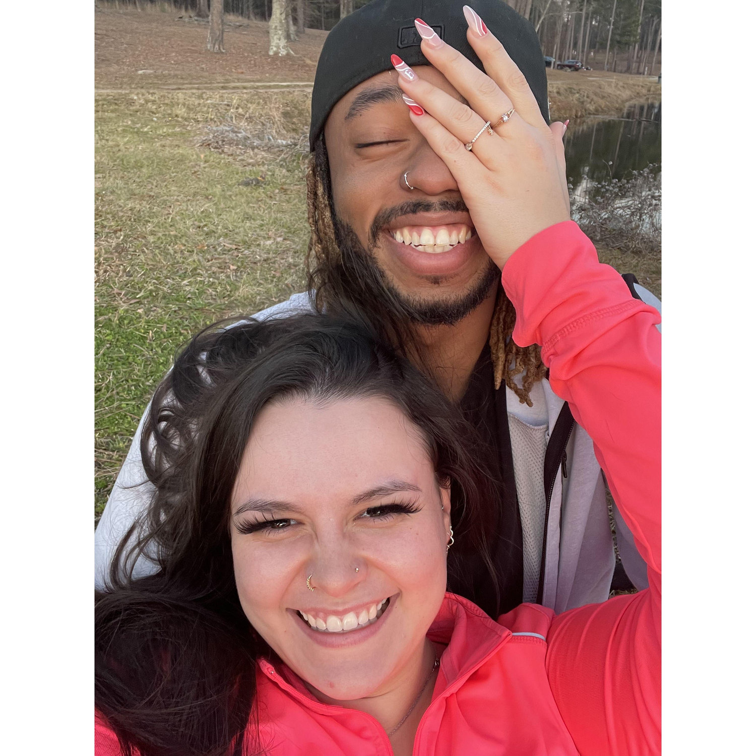 Our second Valentine's day together where Gregory gave me the FIRST ring (promise ring)