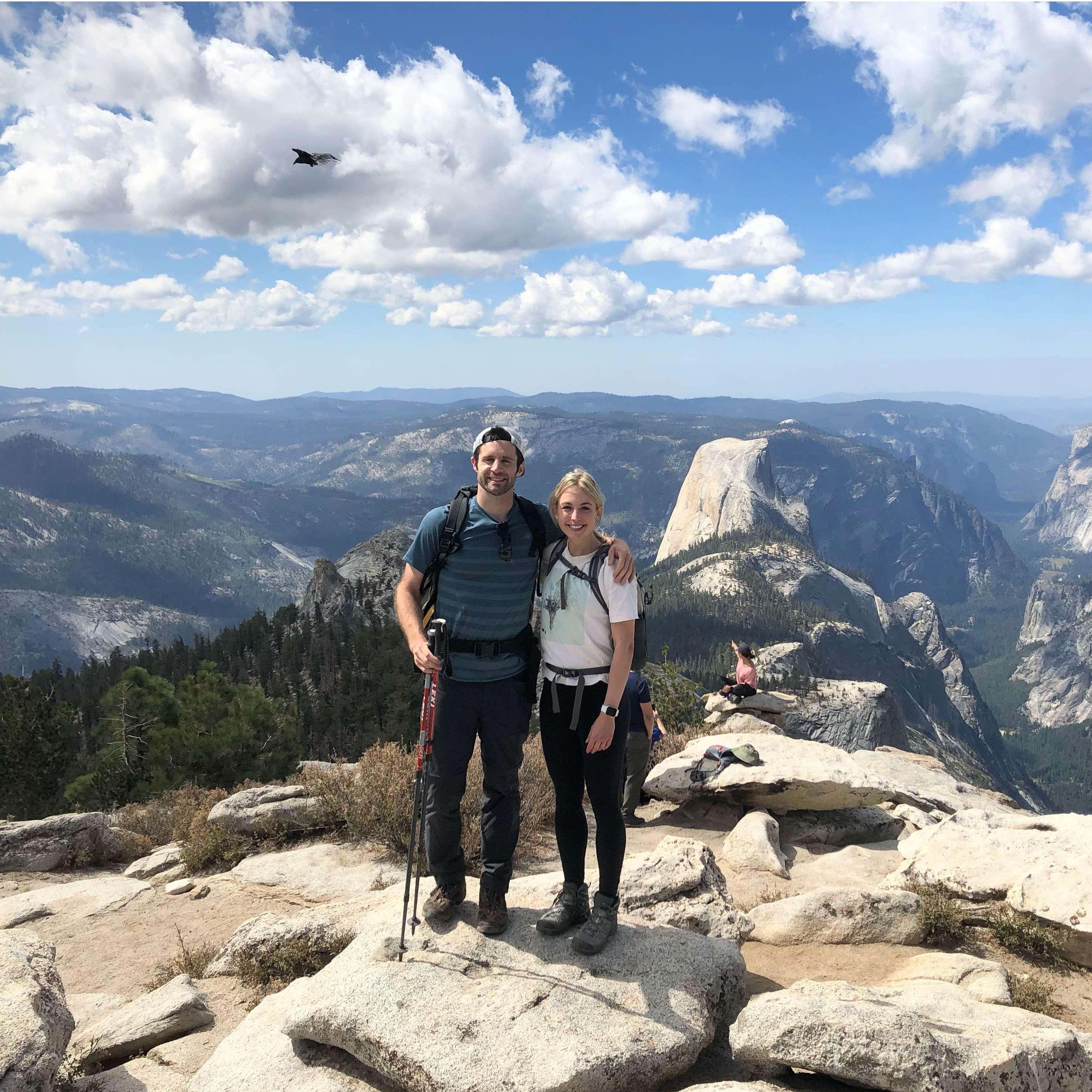 Longest date early in our relationship. We drove to Yosemite, hiked 20 miles, and drove back to San Francisco in one day and still liked each other after!