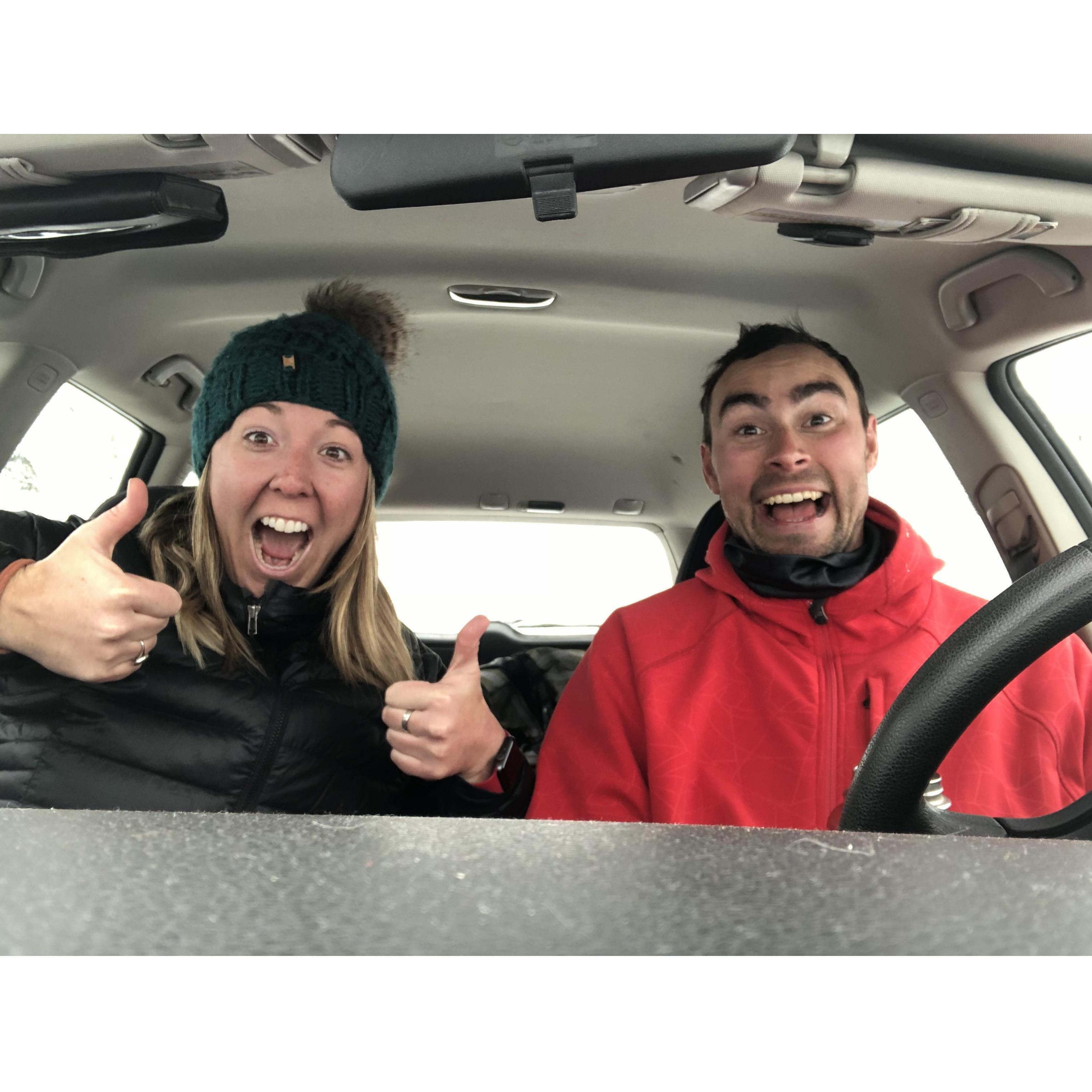 Happy Skiers