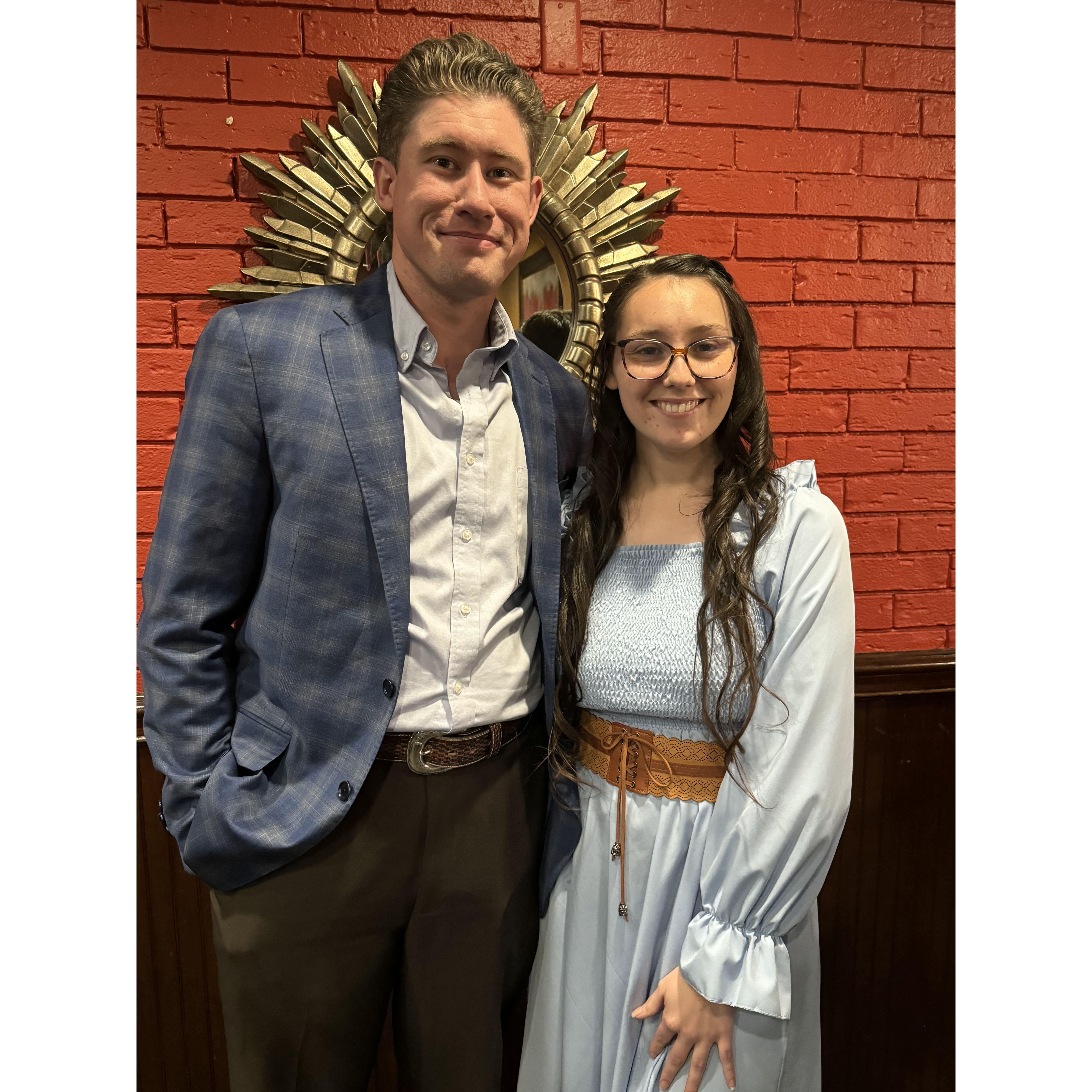 A pic we snapped at a Christmas banquet.