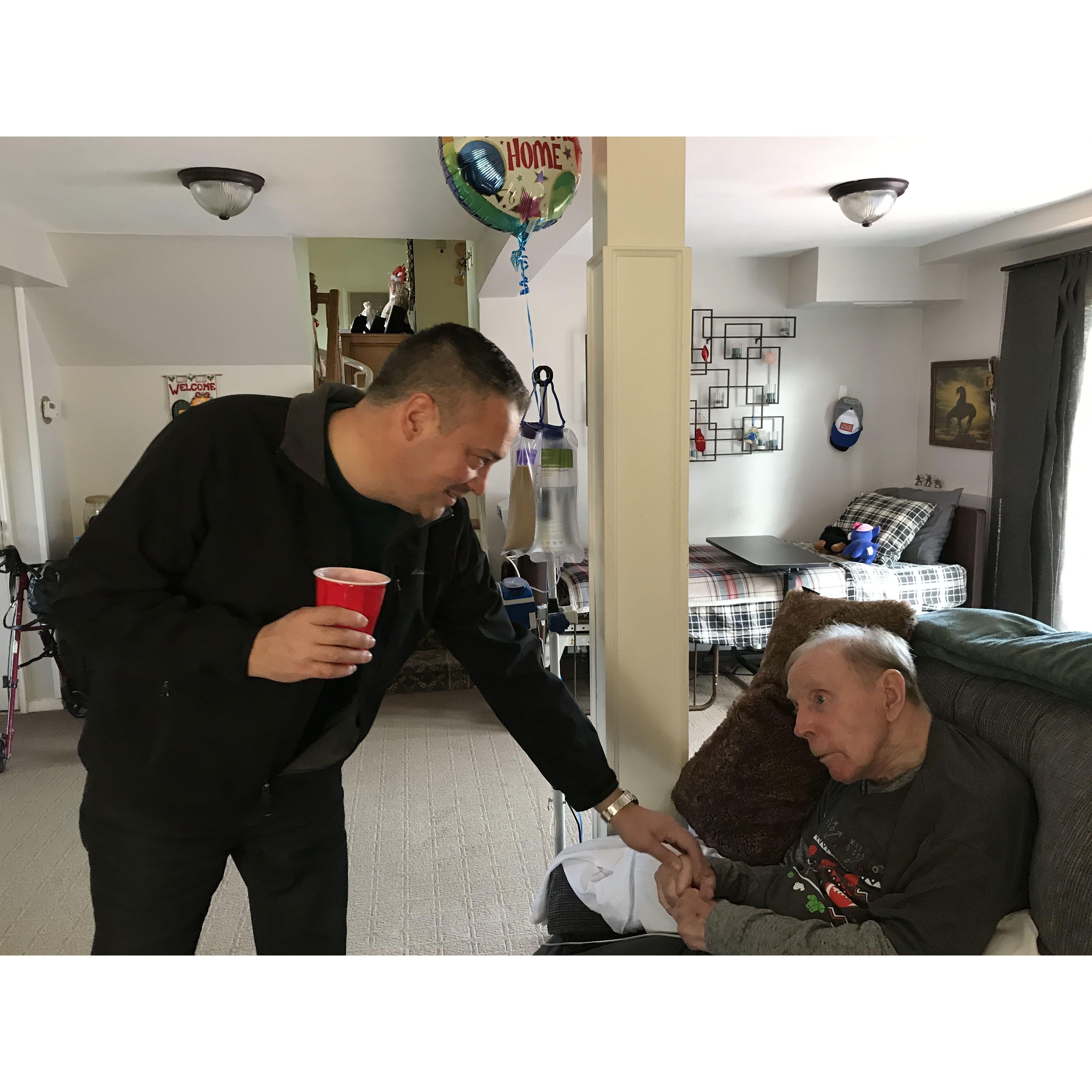 Meeting the father-in-law to be <3