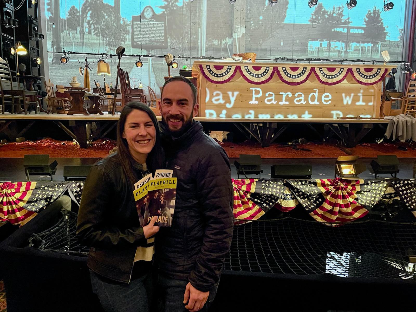 Seeing Ben Platt in Parade on Broadway for Dan’s birthday.