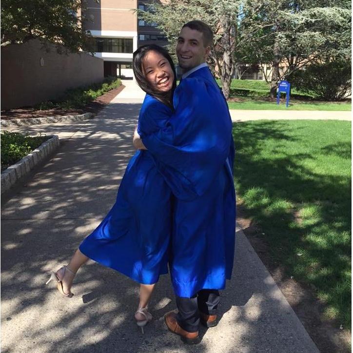 Seton Hall Graduation together May 2016