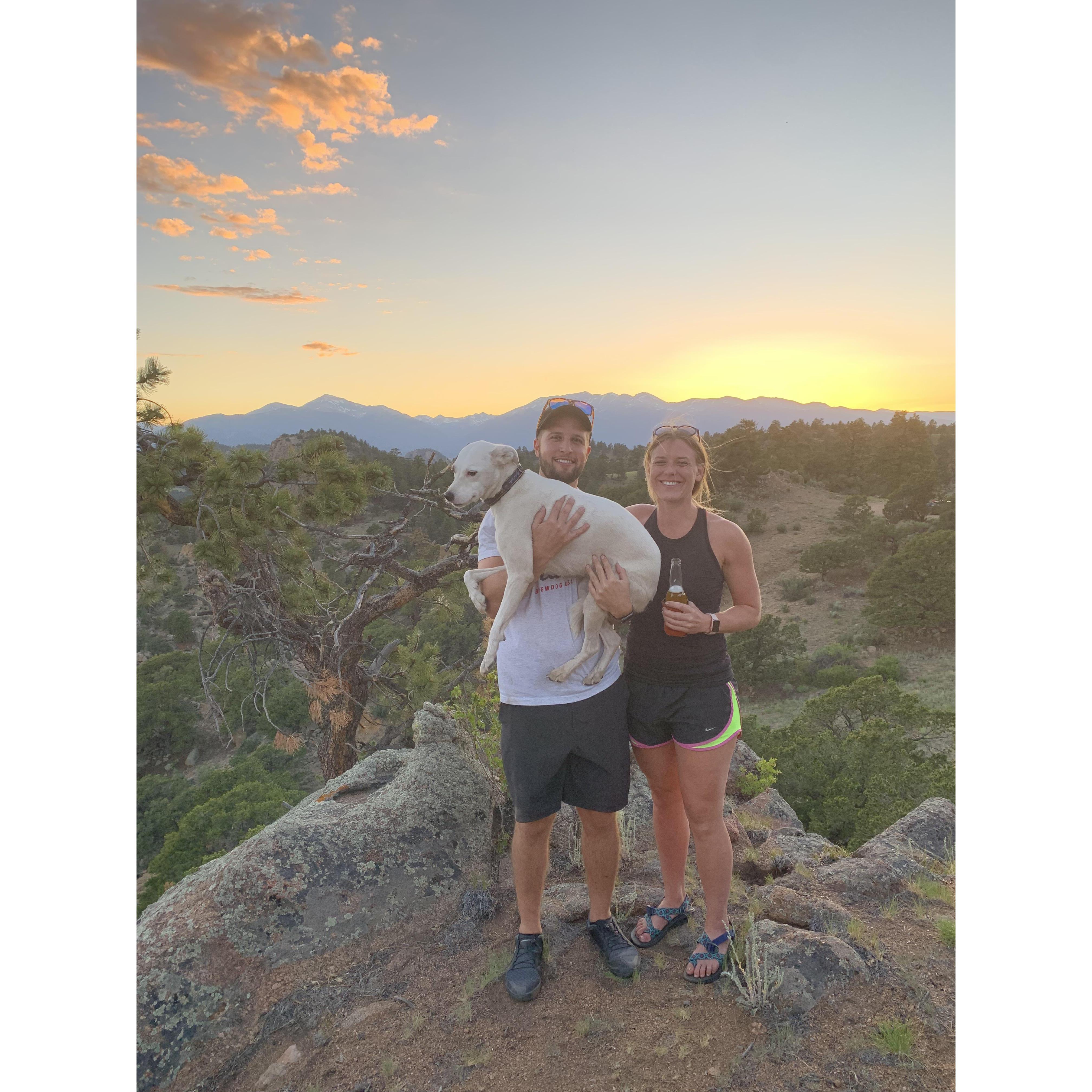 Bryan's first time camping. [He'd give it a 3/10}