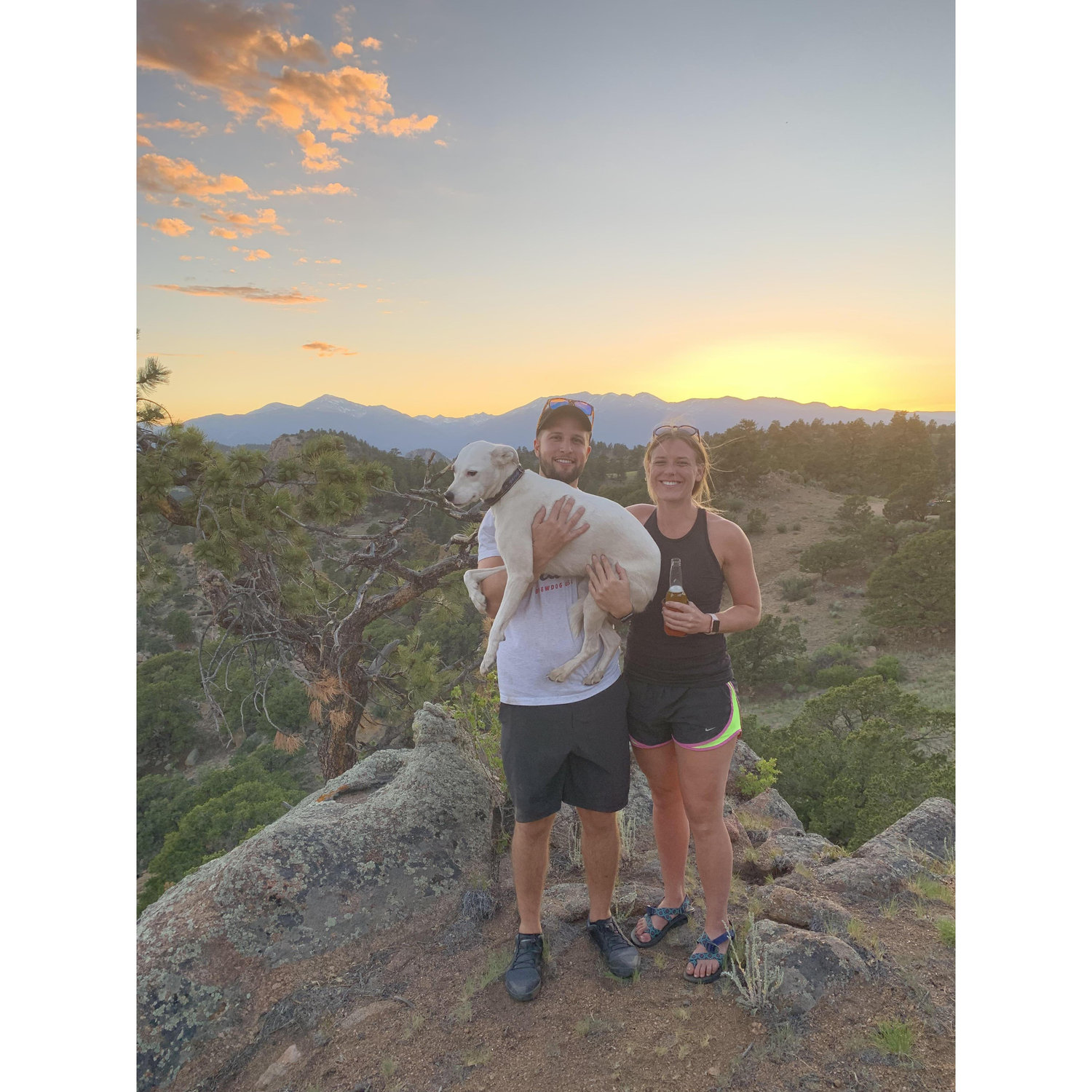 Bryan's first time camping. [He'd give it a 3/10}