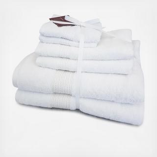 Braid Dobby 6-Piece Towel Set