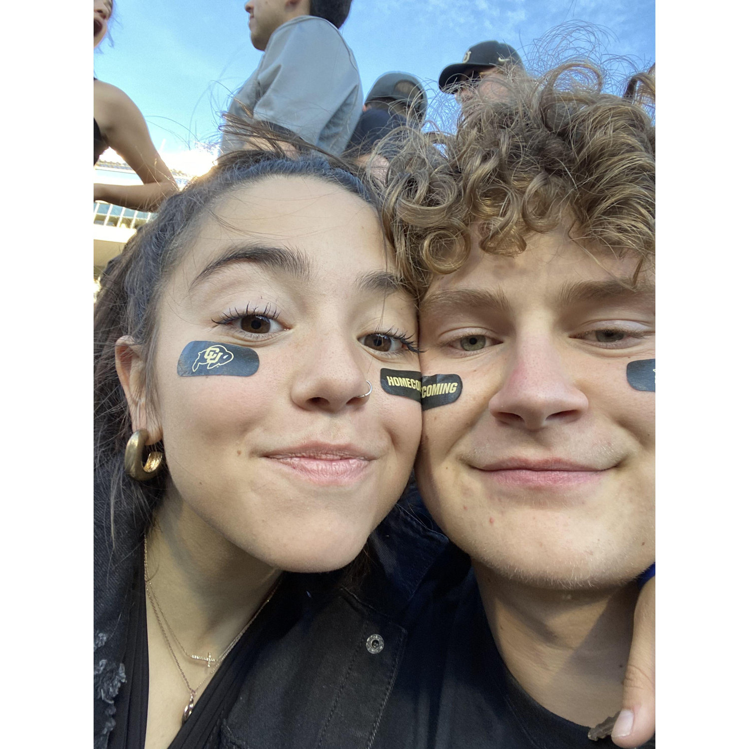 Fall of 2021: Josh convinced me, Taylor, to go to a football game even though I said I didn't care and it was the BEST.