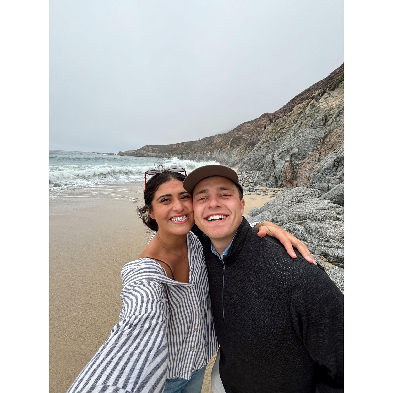 Exploring the cliffs of Big Sur