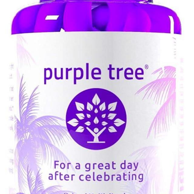 purple tree Post-Celebration Wellness Vitamins | Liver Support, Rapid Hydration, Body Replenisher | Dihydromyricetin DHM, Milk Thistle, Electrolytes, Vitamin B, Willow Bark, Quercetin (30 Pills)