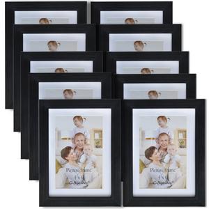 Giftgarden Friends 4x6 Picture Frame for Wall Decor Photo 6x4, Set 10 pcs