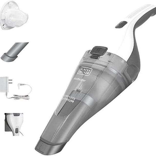 BLACK+DECKER Dustbuster Handheld Vacuum, Cordless, White (HNVC215B10)
