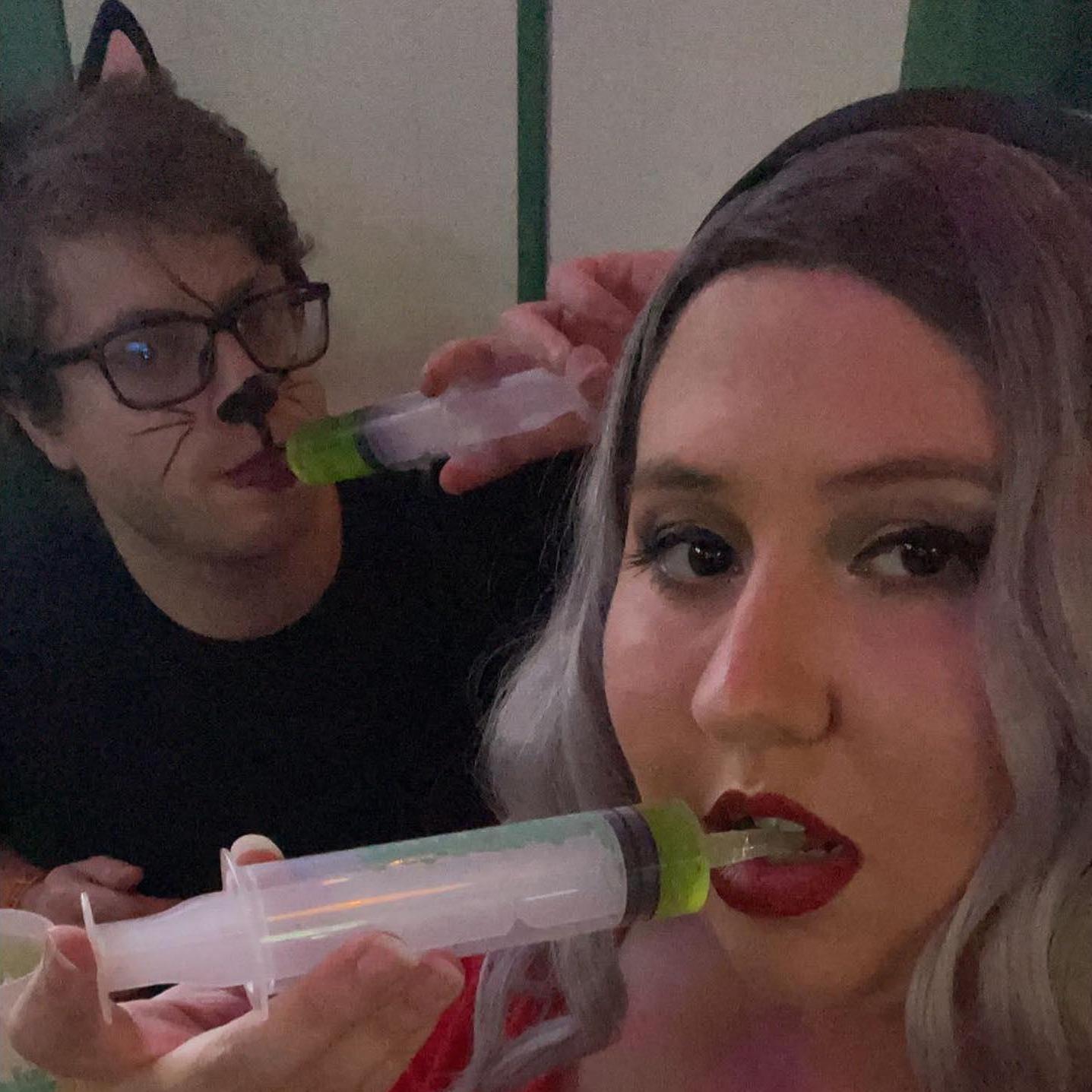 Another one of our many Halloween costumes