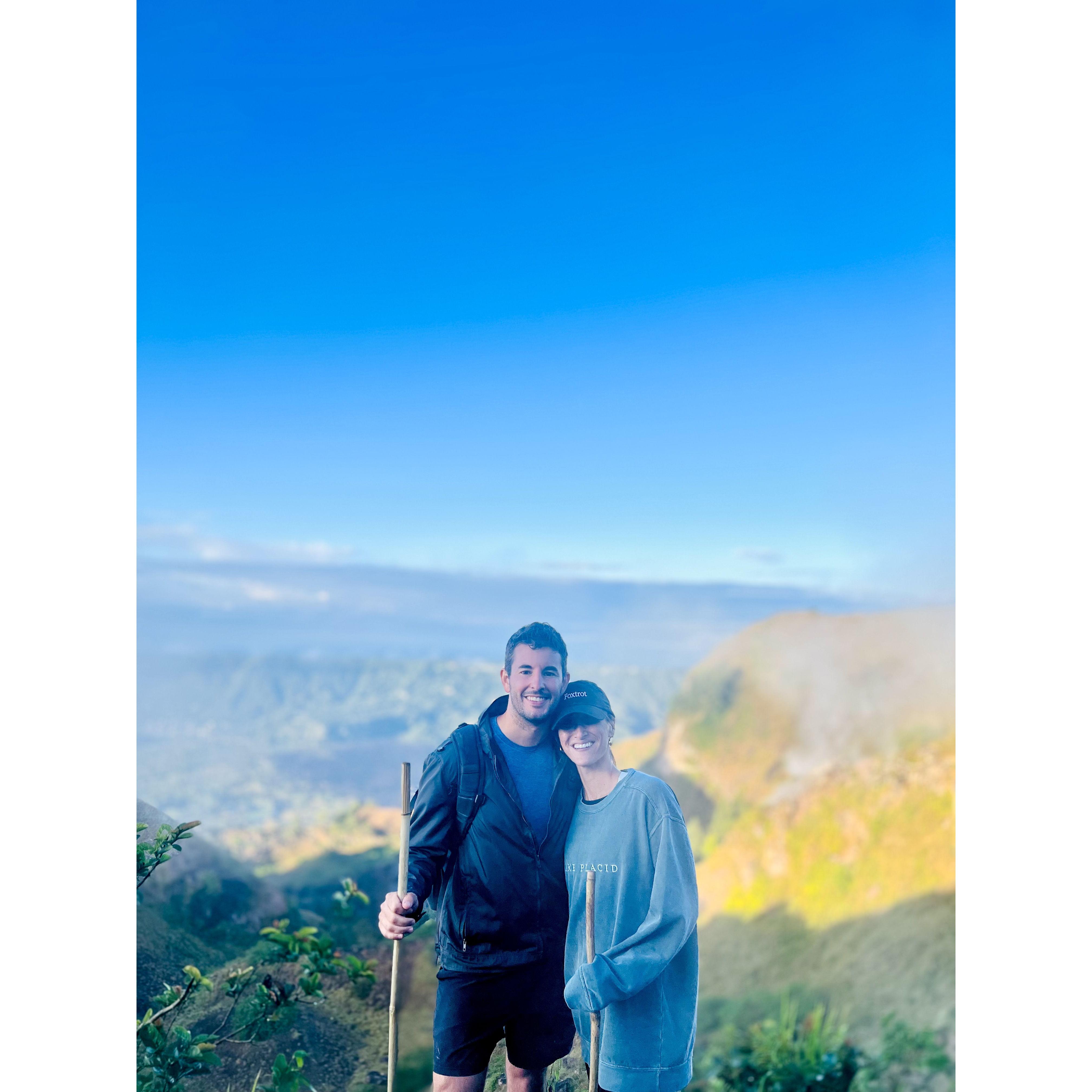 Hiking volcanos in Bali