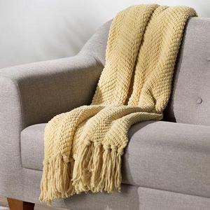 Three Posts - Nader Tweed Knitted Throw Blanket