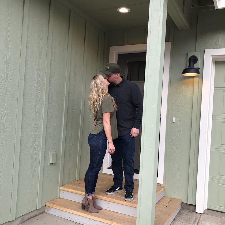 We just got the keys to our first home together.
