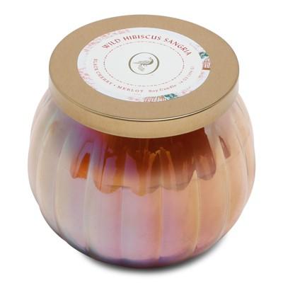 14oz Lidded Glass Jar Candle Wild Hibiscus Sangria - Floral Collection - Opalhouse™