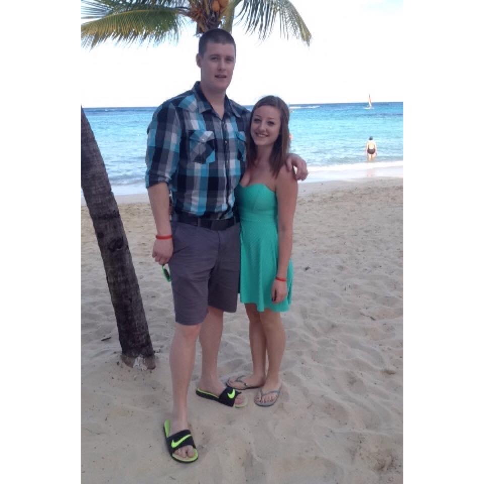Our first trip together to Jamaica with Moe's dad's side of the family.