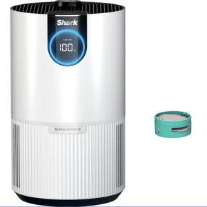 Shark - CleanSense™ Air Purifier with Odor Neutralizer Technology, covers 500 sq.ft. Captures 99.98% of airborne particles - White
