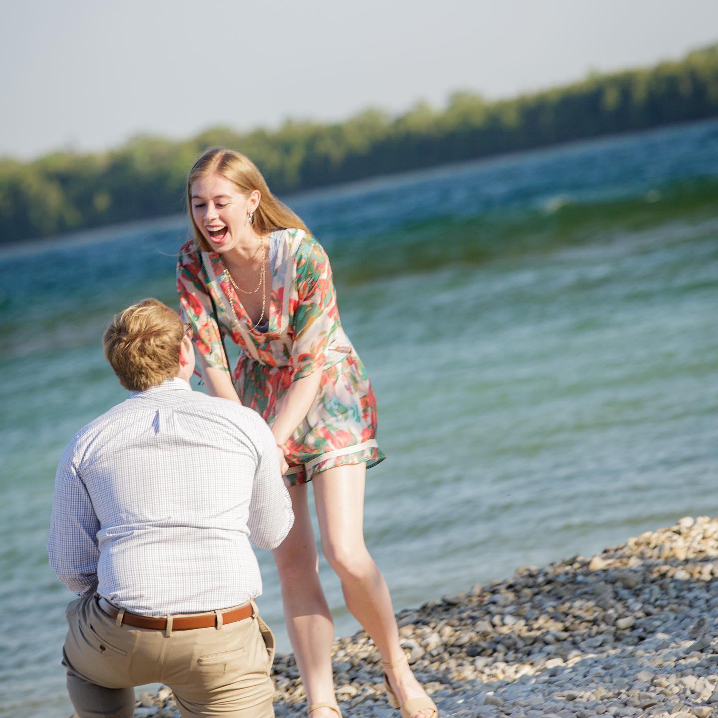 When Adam popped the question