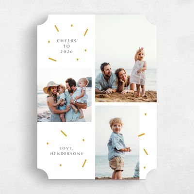White Ticket Holiday Card - Newbold