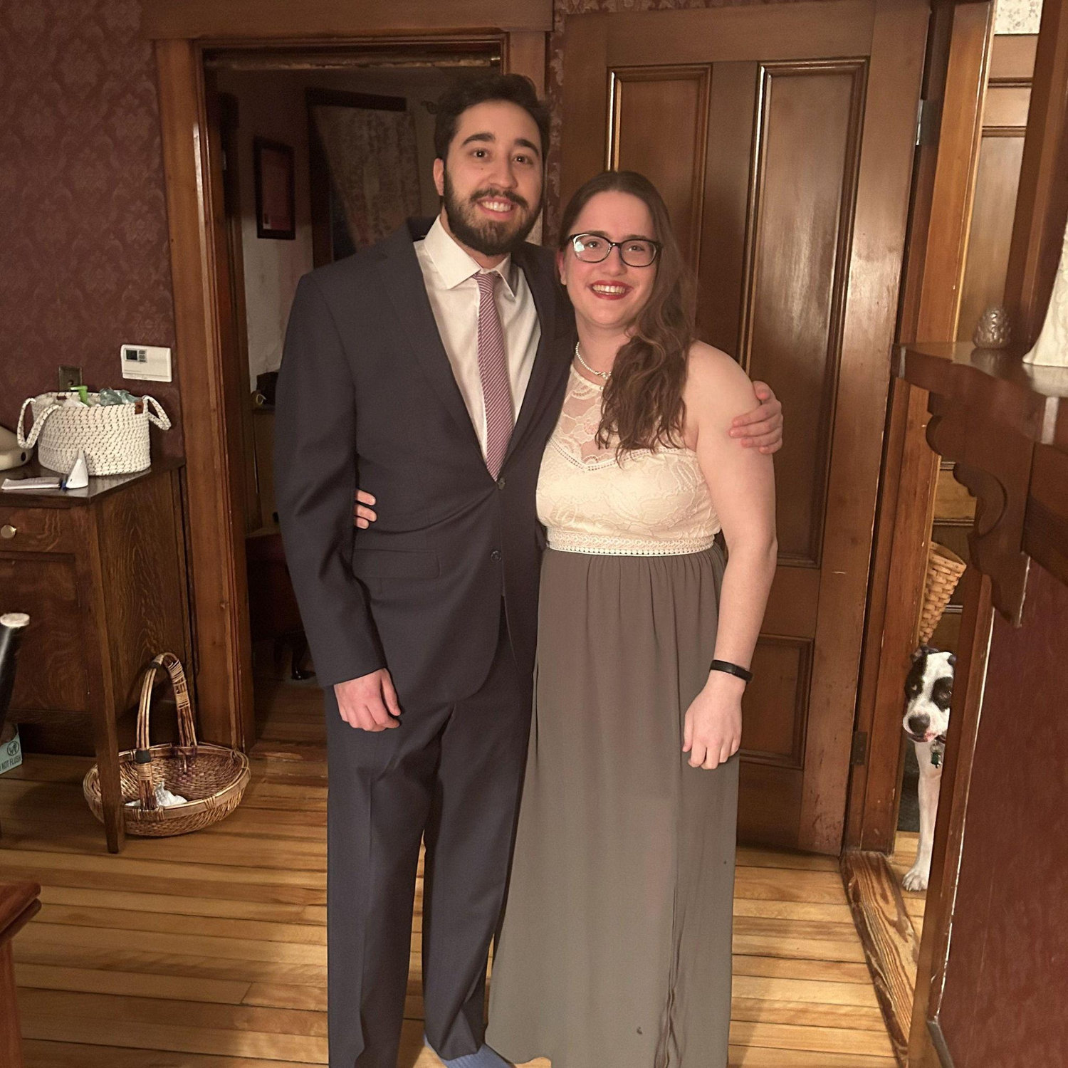 Our first Valentine's Day together! We went to Pacifico in Biddeford.