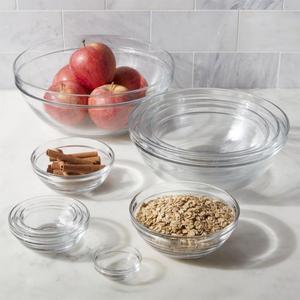 Duralex Glass Bowls, Set of 10