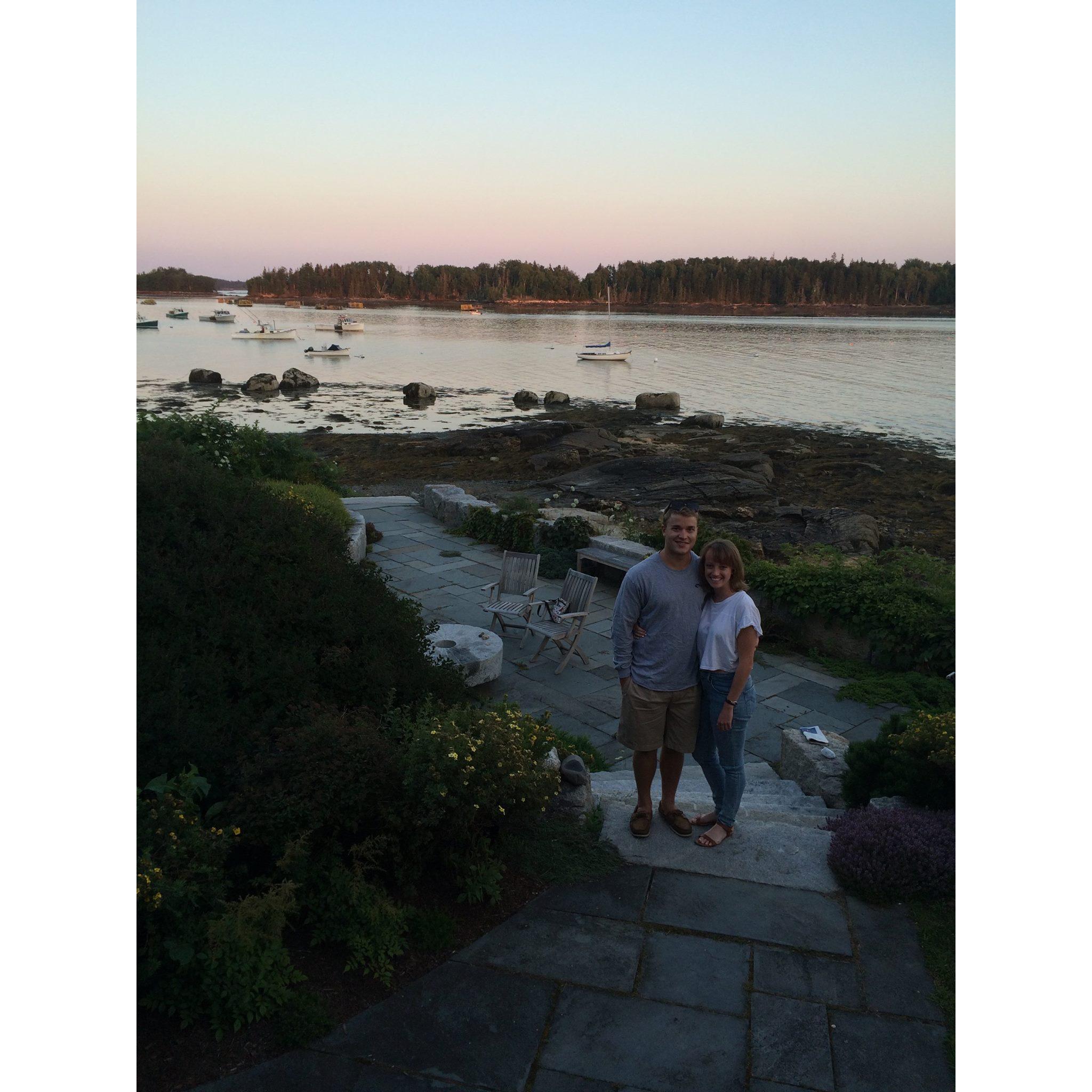 One of our favorite spots is Friendship, Maine.  Here is a picture from one of the many times we have been up there to share some special memories.