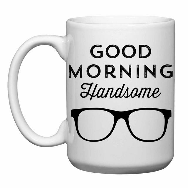 Love You a Latte Shop "Good Morning Handsome" Mug