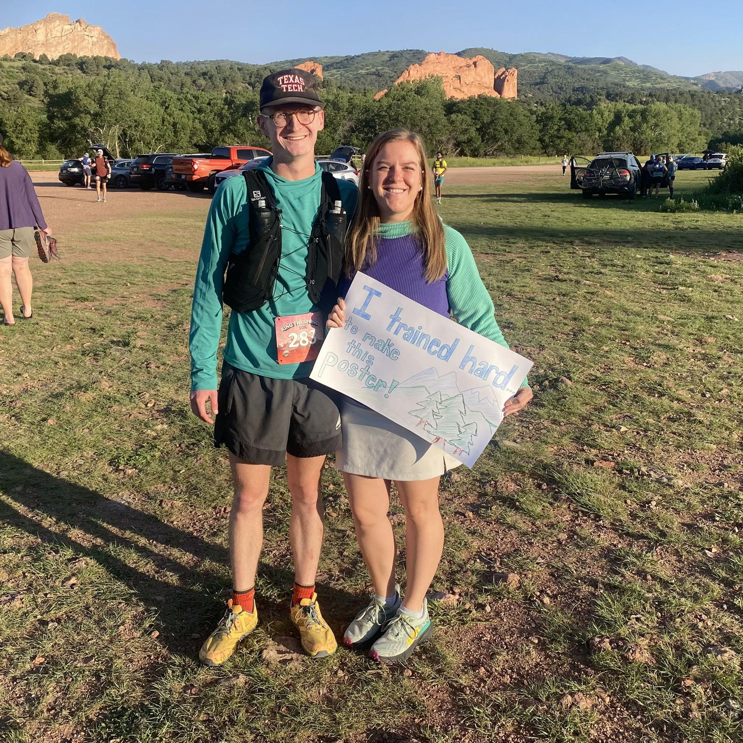 Max before his ultra marathon race in Colorado Springs