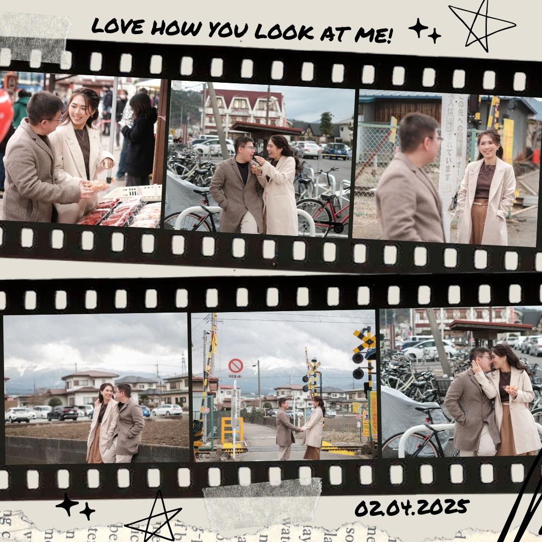 Spring who? Winter coats & cozy cuddles win this pre-wedding shoot 😏